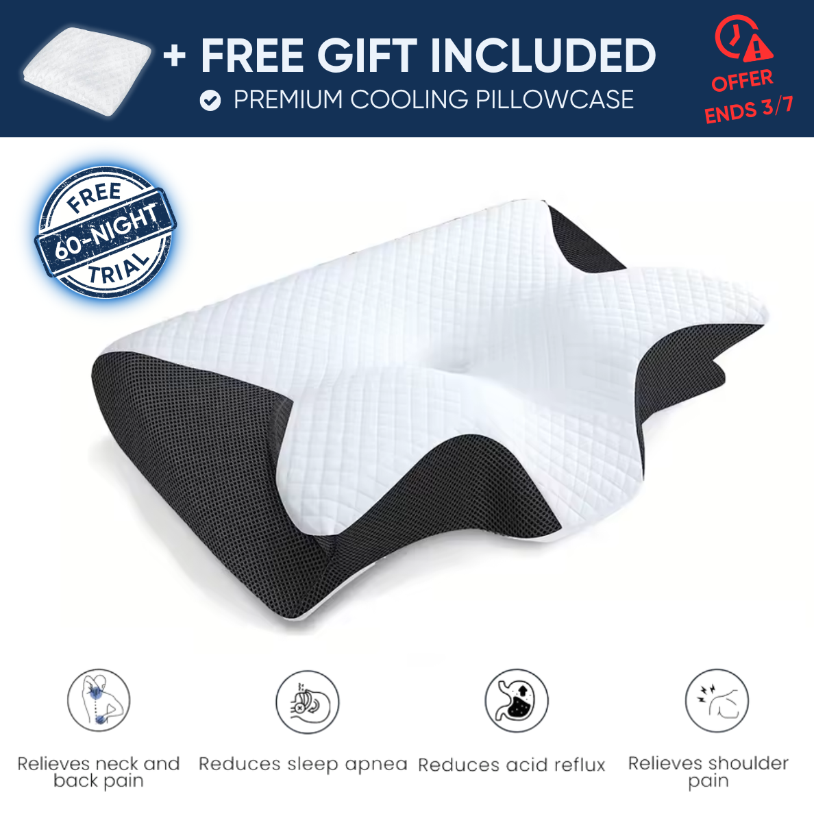 DeepSleep™ Contour Relief Pillow