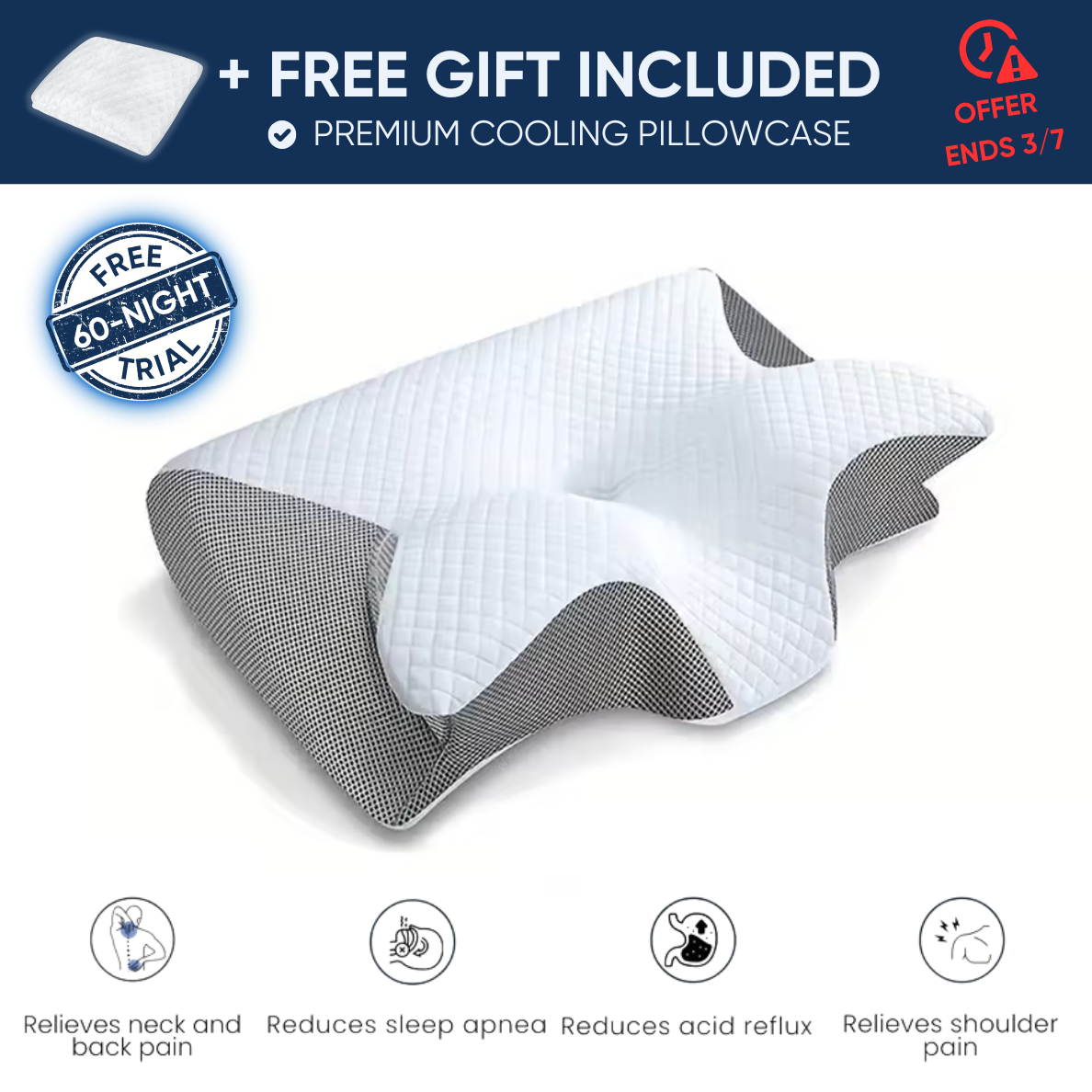 DeepSleep™ Contour Relief Pillow